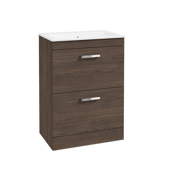Sonas Corta 2 Drawer Compact Floorstanding Vanity Unit