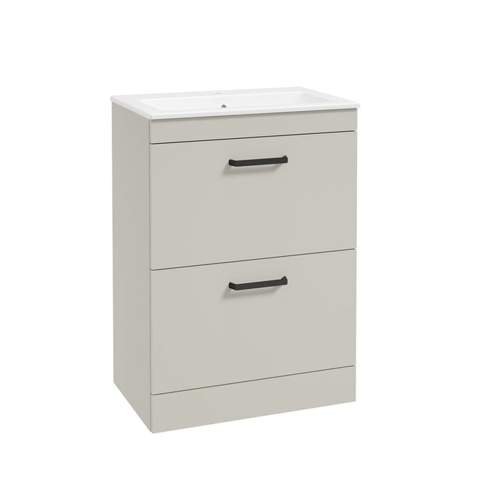 Sonas Corta 2 Drawer Compact Floorstanding Vanity Unit
