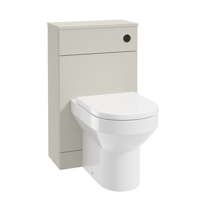 Sonas Corta Back To Wall WC Unit - Whispering Willow-Black