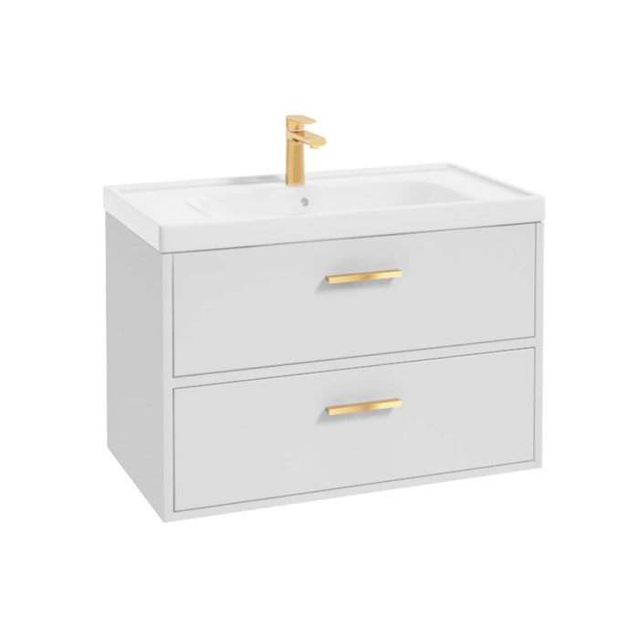 Sonas Finland 2 Drawer Wall Hung Vanity Unit With Basin &