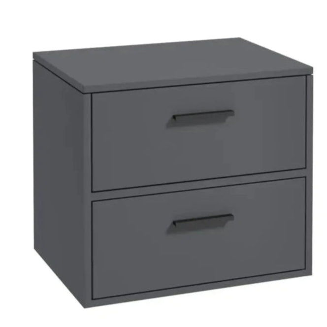 Sonas Finland 2 Drawer Wall Hung Vanity Unit With Countertop