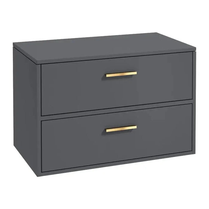 Sonas Finland 2 Drawer Wall Hung Vanity Unit With Countertop