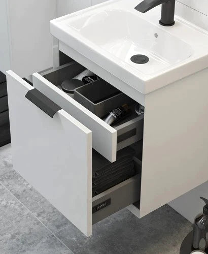 Sonas Fjord 2 Drawer Wall Hung Vanity Unit With Basin &