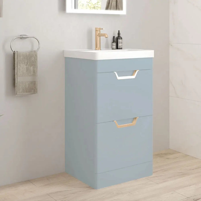 Sonas Freya 2 Drawer floorstanding Vanity Unit With Basin