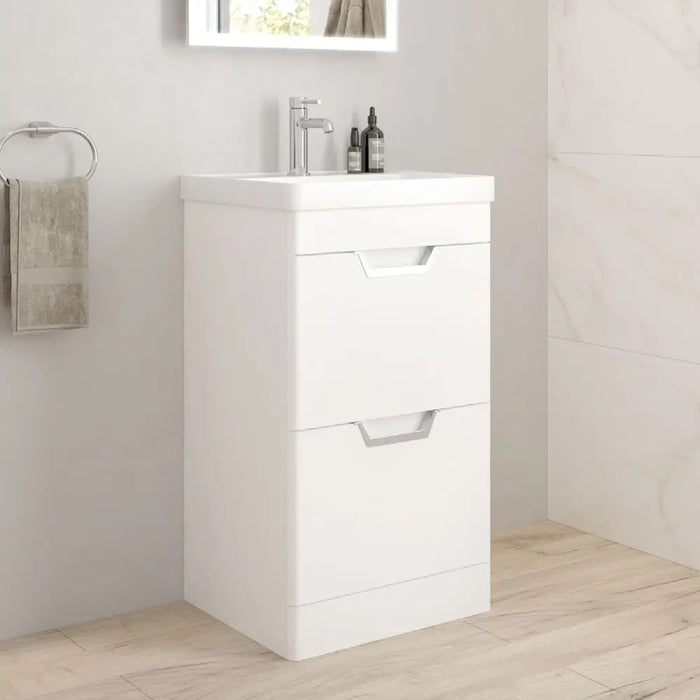 Sonas Freya 2 Drawer floorstanding Vanity Unit With Basin
