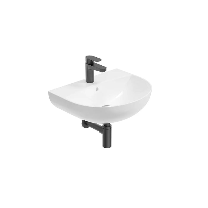 Sonas Horizon Round Wall Hung Basin With Bottle Trap 1 Tap