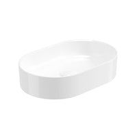 Sonas Living Oval Countertop Basin & Waste - Gloss White