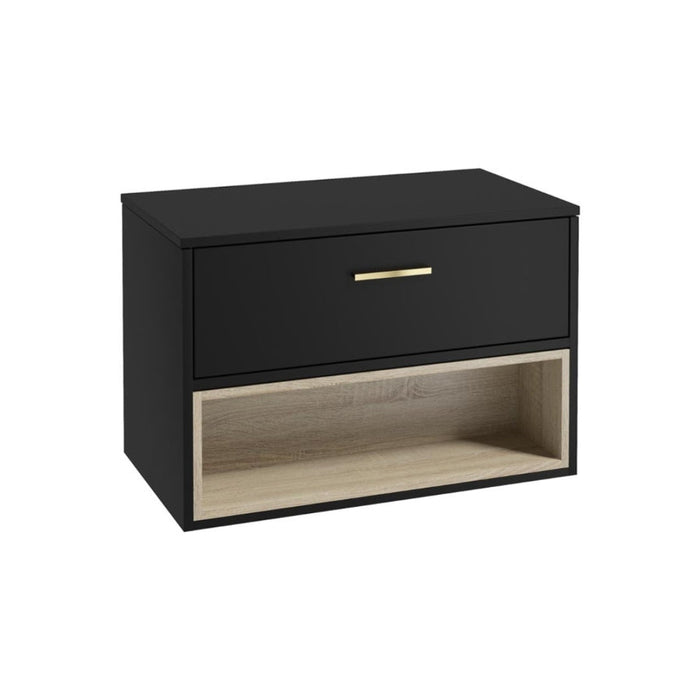 Sonas Malmo 1 Drawer Wall Hung Vanity Unit With Countertop
