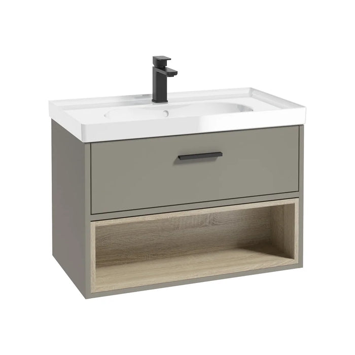 Sonas Malmo 1 Drawer Wall Hung Vanity Unit With Basin