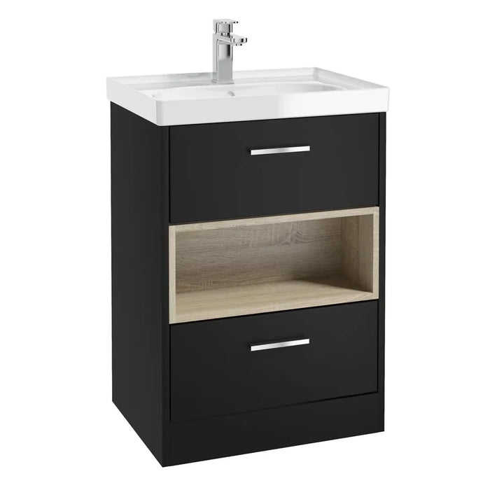 Sonas Malmo 2 Drawer Floorstanding Vanity Unit With Basin