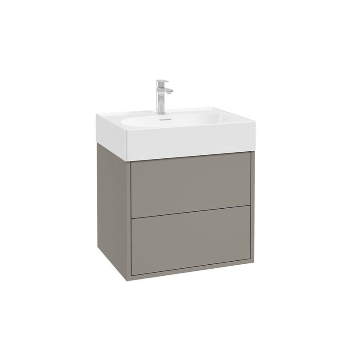 Sonas Pulse Two Drawer Wall Hung Vanity Unit With Ceramic