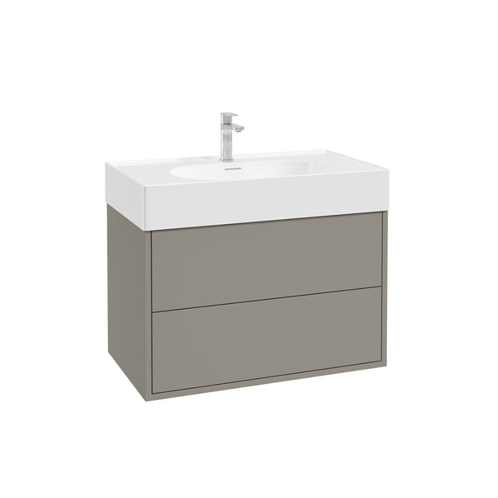 Sonas Pulse Two Drawer Wall Hung Vanity Unit With Ceramic