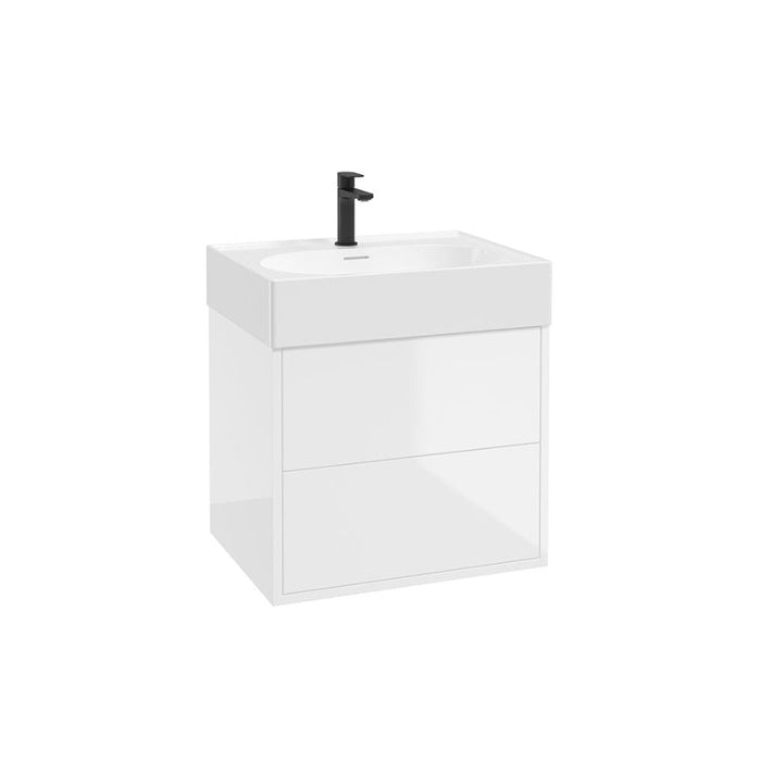 Sonas Pulse Two Drawer Wall Hung Vanity Unit With Ceramic