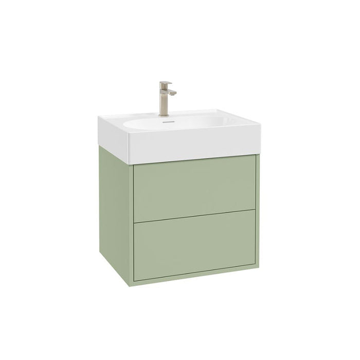 Sonas Pulse Two Drawer Wall Hung Vanity Unit With Ceramic