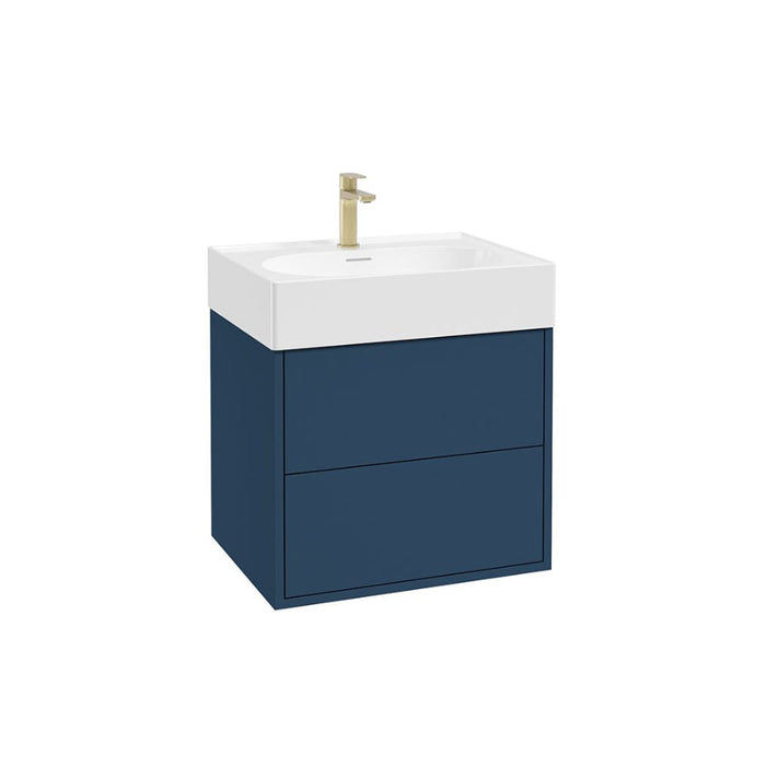 Sonas Pulse Two Drawer Wall Hung Vanity Unit With Ceramic