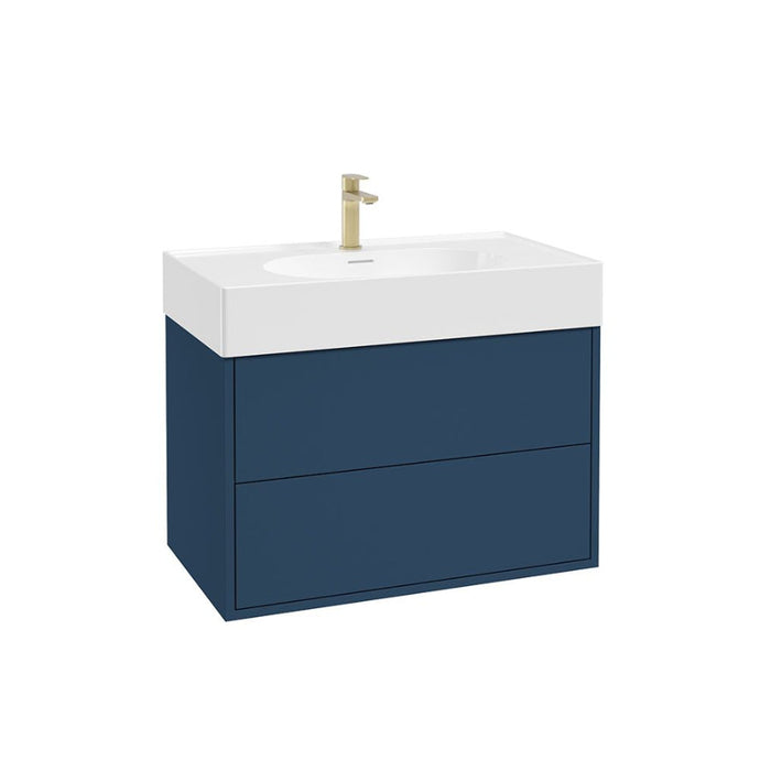 Sonas Pulse Two Drawer Wall Hung Vanity Unit With Ceramic