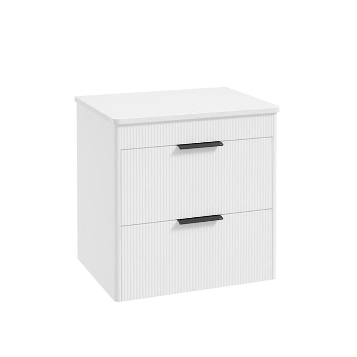 Sonas Reed 2 Drawer Wall Hung Vanity Unit With Countertop