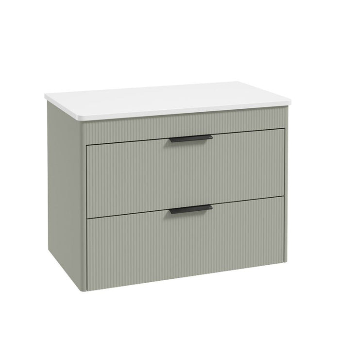 Sonas Reed 2 Drawer Wall Hung Vanity Unit With Countertop