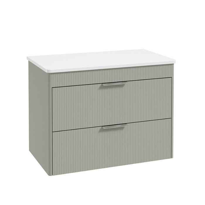 Sonas Reed 2 Drawer Wall Hung Vanity Unit With Countertop