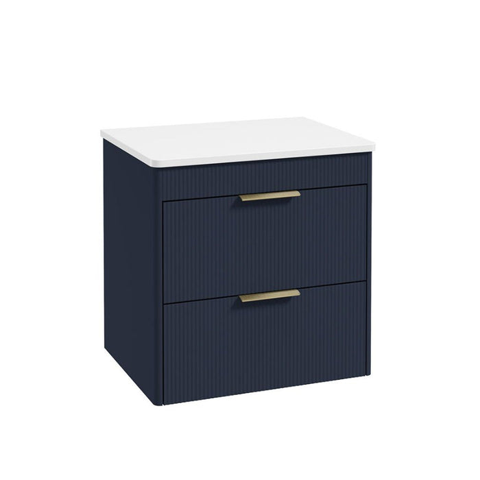 Sonas Reed 2 Drawer Wall Hung Vanity Unit With Countertop