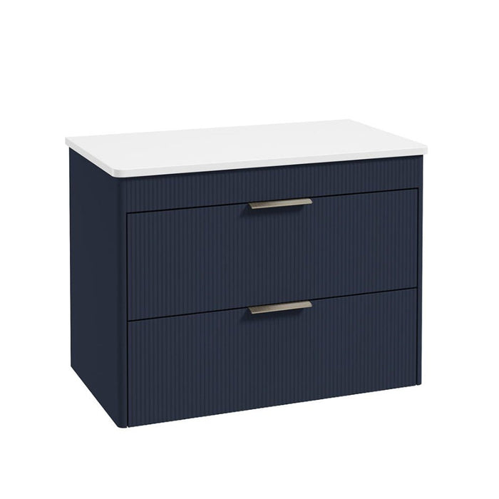Sonas Reed 2 Drawer Wall Hung Vanity Unit With Countertop