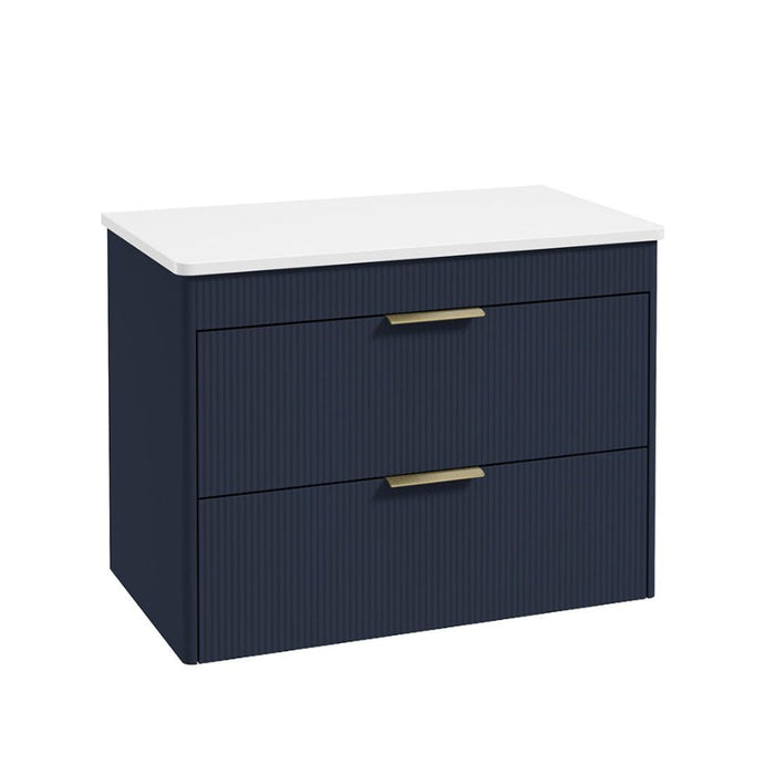 Sonas Reed 2 Drawer Wall Hung Vanity Unit With Countertop