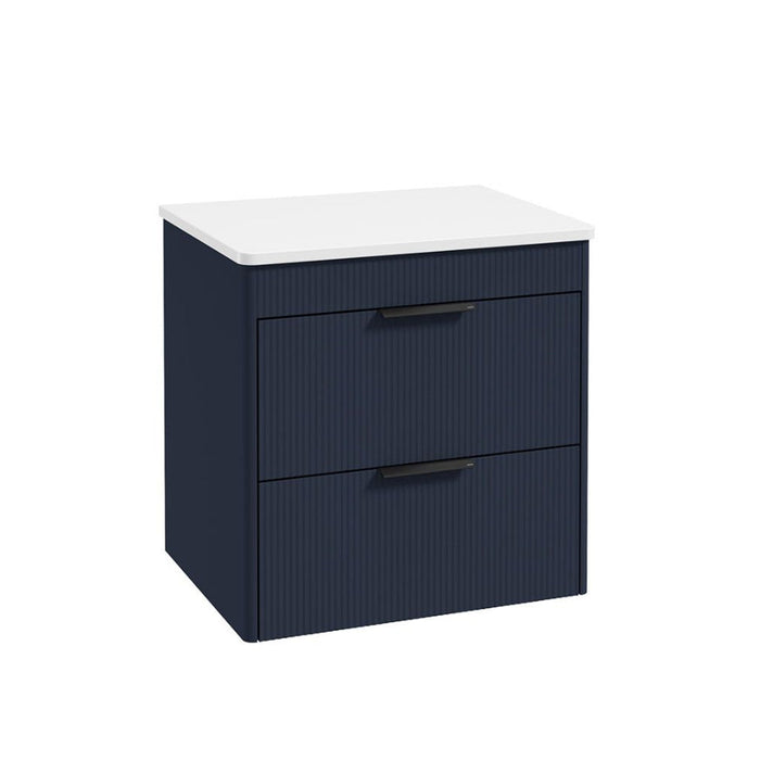 Sonas Reed 2 Drawer Wall Hung Vanity Unit With Countertop