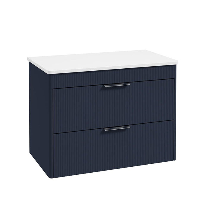 Sonas Reed 2 Drawer Wall Hung Vanity Unit With Countertop