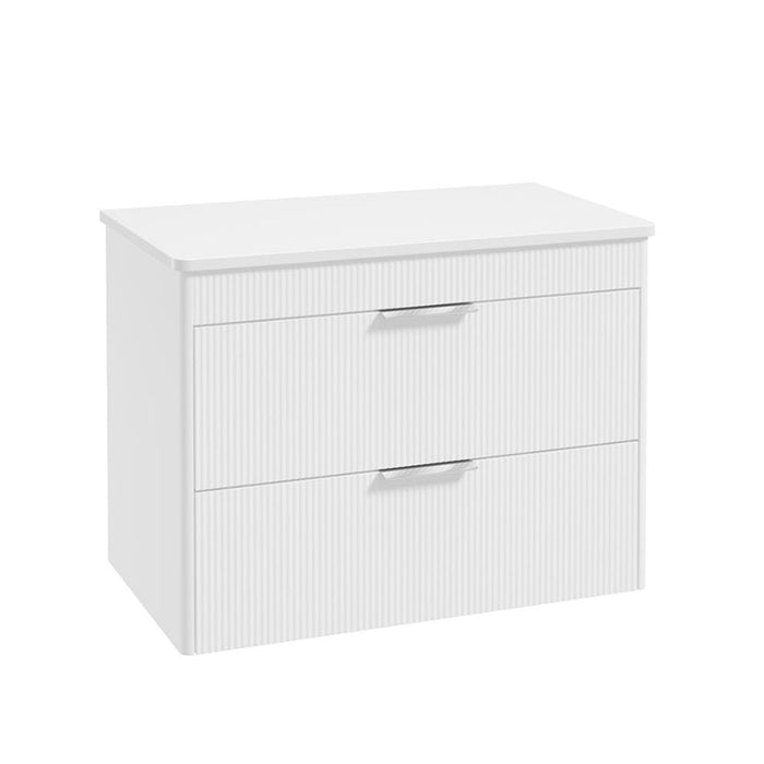 Sonas Reed 2 Drawer Wall Hung Vanity Unit With Countertop