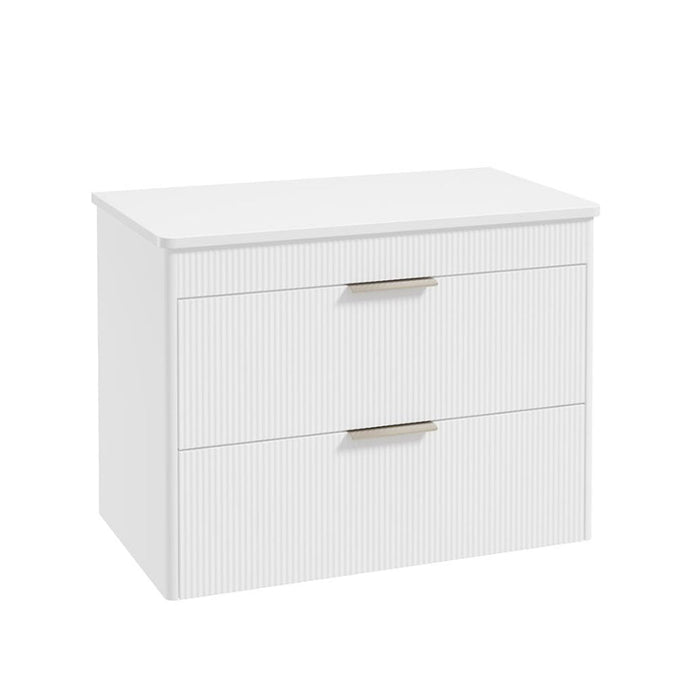 Sonas Reed 2 Drawer Wall Hung Vanity Unit With Countertop