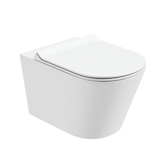 Sonas Reflections Rimless Wall Hung Toilet and Soft Close Seat