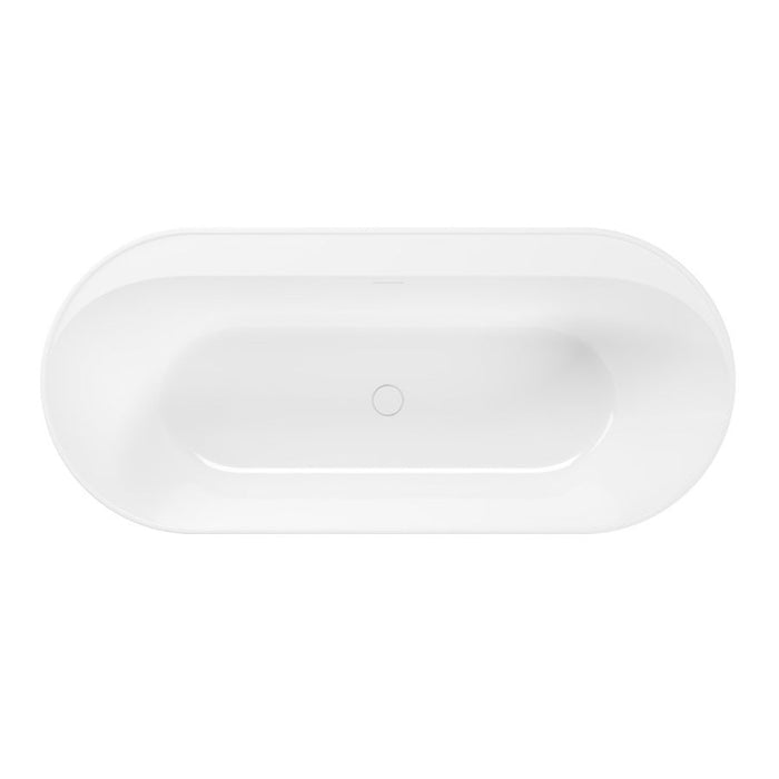 Sonas Samoa Double Ended Freestanding Bath - No TH - White