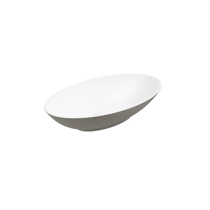 Sonas Skal Oval Countertop Basin And Waste 600mm Wide -