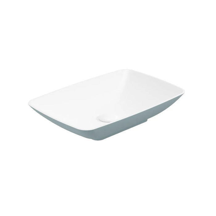 Sonas Skal Rectangular 600mm Countertop Basin With Waste -