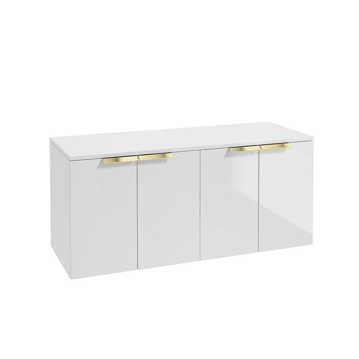 Sonas Stockholm 1200mm 4 Door Wall Hung Countertop Vanity
