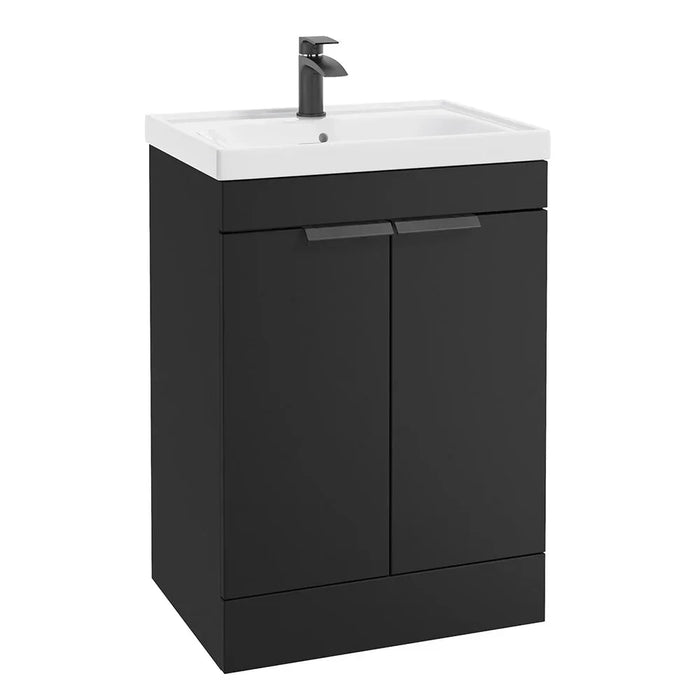 Sonas Stockholm 2 Door Floorstanding Vanity Unit With Basin
