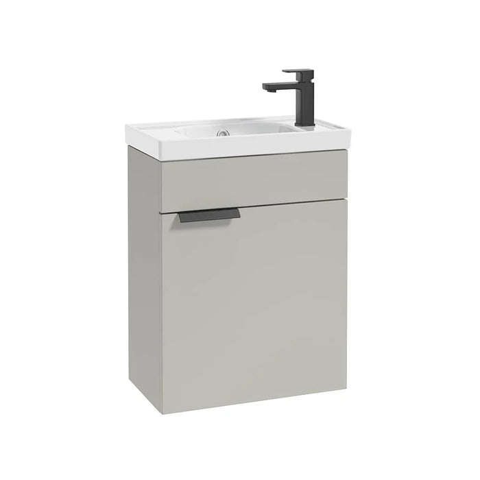 Sonas Stockholm 500mm 1 Door Cloakroom Wall Hung Vanity Unit
