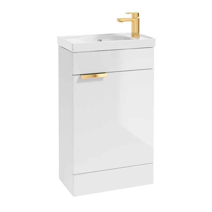 Sonas Stockholm 500mm 1 Door Floorstanding Vanity Unit