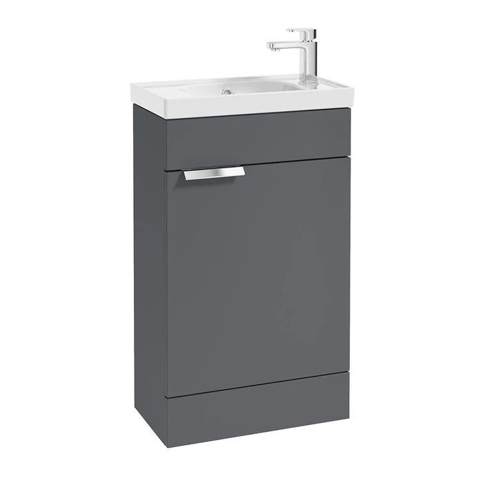 Sonas Stockholm 500mm 1 Door Floorstanding Vanity Unit