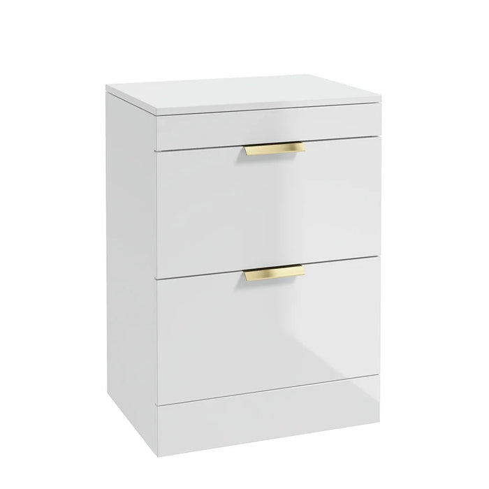 Sonas Stockholm 600mm 2 Drawer Floorstanding Vanity Unit