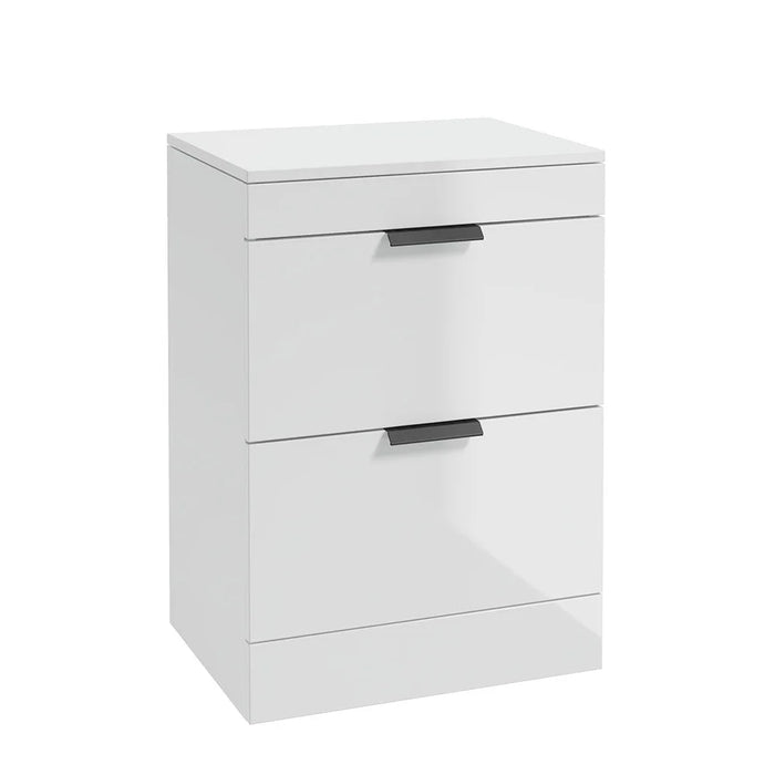Sonas Stockholm 600mm 2 Drawer Floorstanding Vanity Unit