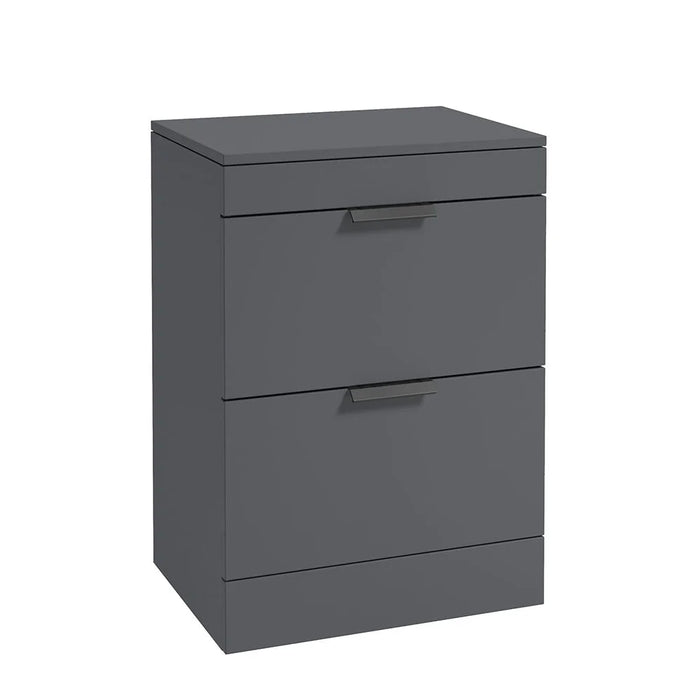Sonas Stockholm 600mm 2 Drawer Floorstanding Vanity Unit