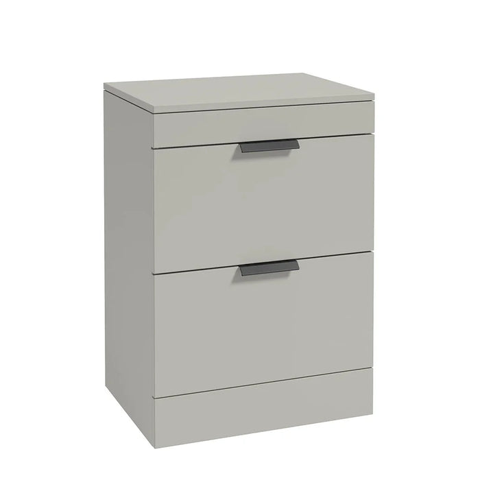 Sonas Stockholm 600mm 2 Drawer Floorstanding Vanity Unit