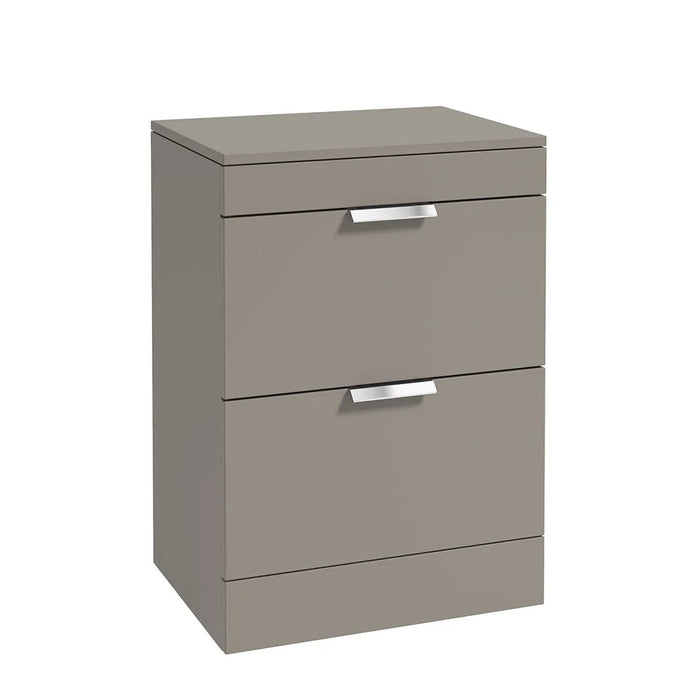 Sonas Stockholm 600mm 2 Drawer Floorstanding Vanity Unit