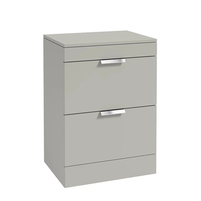 Sonas Stockholm 600mm 2 Drawer Floorstanding Vanity Unit