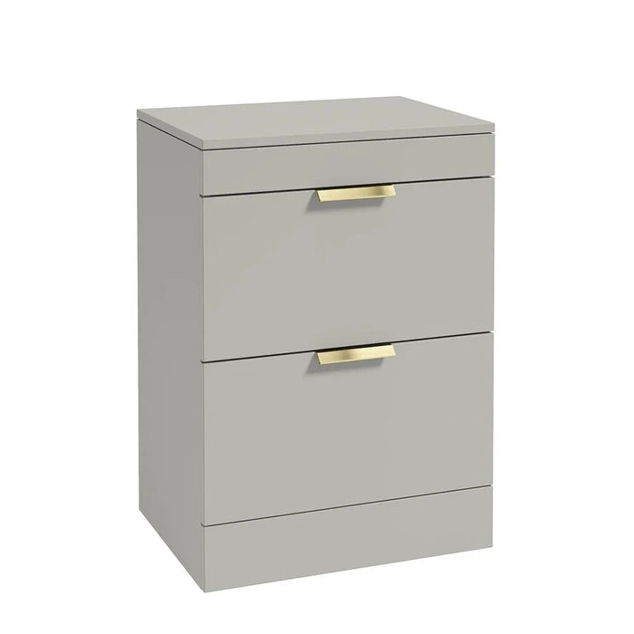Sonas Stockholm 600mm 2 Drawer Floorstanding Vanity Unit