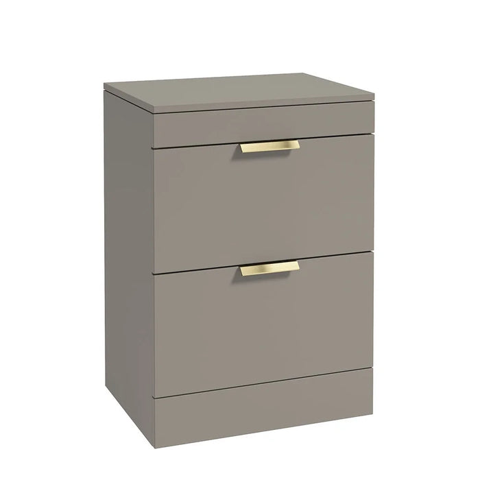 Sonas Stockholm 600mm 2 Drawer Floorstanding Vanity Unit