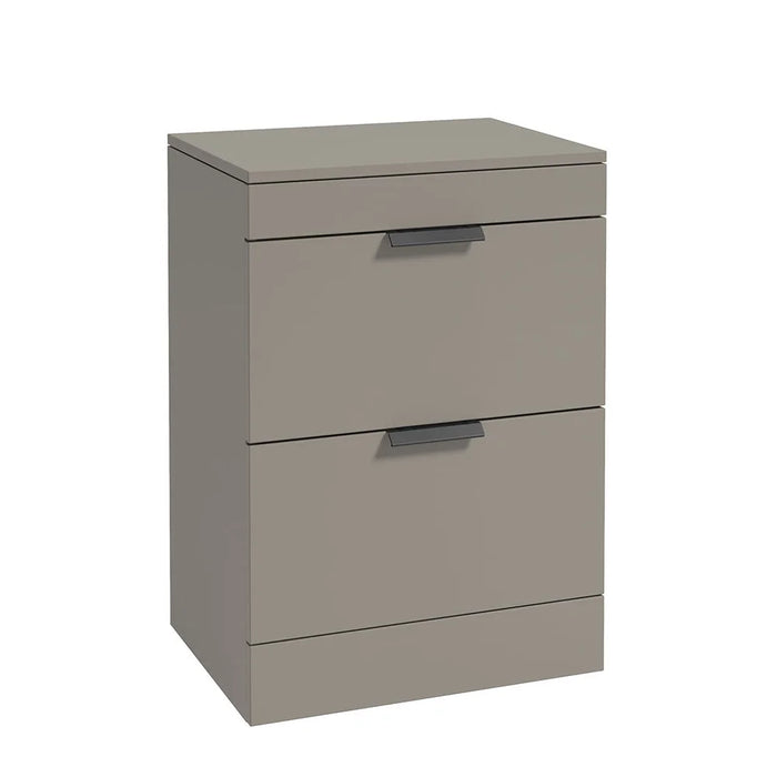 Sonas Stockholm 600mm 2 Drawer Floorstanding Vanity Unit