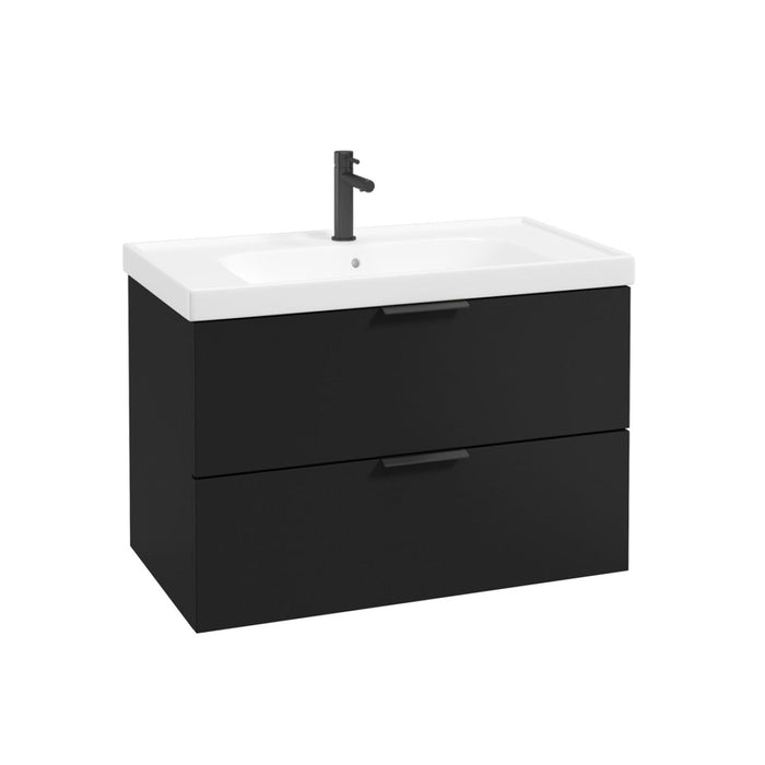 Sonas Stockholm Wall Hung Vanity Unit With Basin & Handle