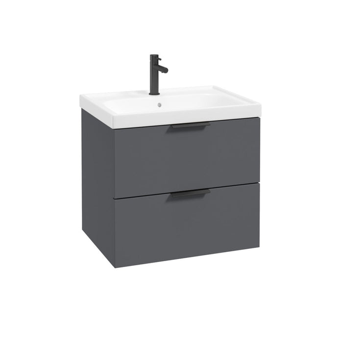Sonas Stockholm Wall Hung Vanity Unit With Basin & Handle